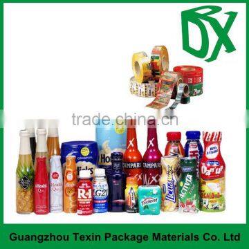 Hot selling products pvc heat shrink film label sleeve for wine drinking bottle wrap label