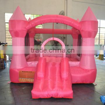 residential 420D nylon pink indoor mini bouncy castle folding baby bouncer inflatable toys for kids