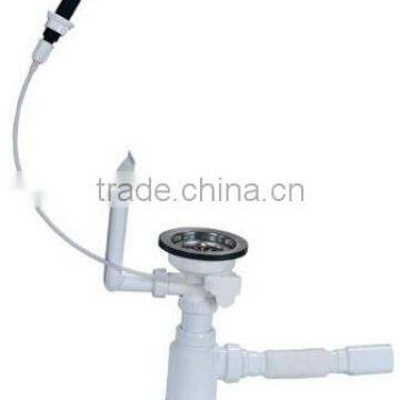 Automatic Big Head Sink Trap with Overflow 40-50mm (YP069)