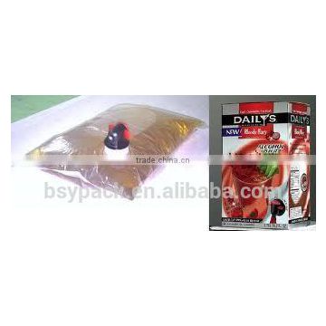 Packaging bags Red wine bag in box with zipper