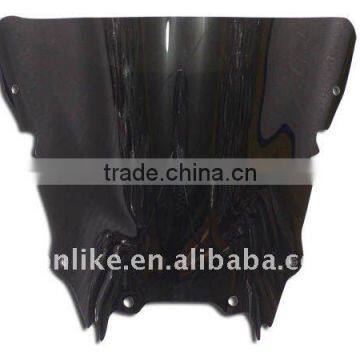 Black motorcycle windscreen/windshield for YZF-R6 1998-2002