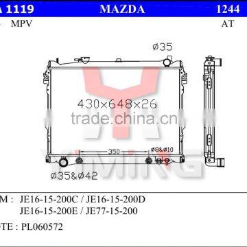 Auto radiator for Mazda MPV 89 JE16-15-200C JE16-15-200D JE16-15-200E JE77-15-200