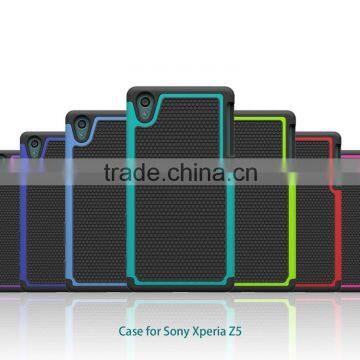 2015 New Products TPU+PC Football Pattern Case for Sony Xperia z5 Case Factory Price photo-2