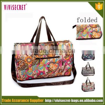 Vivisecret foldable ladies Multi-function flower bags travel bag lesportsac bags