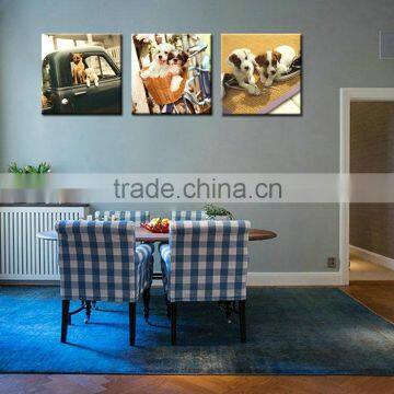 Chinese Modern Wall Hanging Abstract Canvas Dog Oil Painting