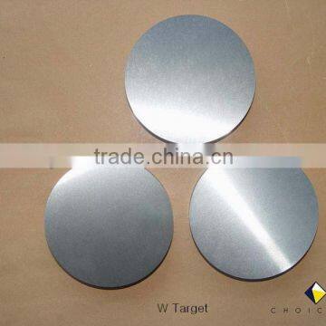 Round Tungsten Target