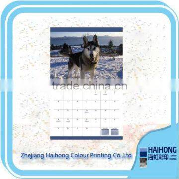 2014 table calendars creative disign with coloring pictures