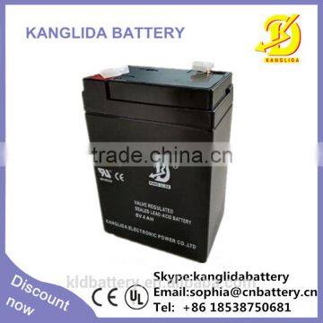 6v4ah rechargeable lead acid battery