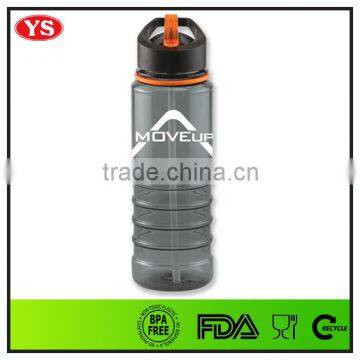 750ml food grade AS plastic water bottle for kids