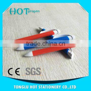 Very cheap products white clip and neb Promotional cheap windows pen