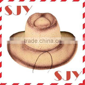 Cheap Plain wholesale Cowboy straw hat for children