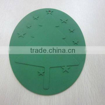 Christmas tree silicone baking mat set silicone dinner mat
