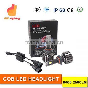 cheap wholesale COB led headlight kit h1 h3 H7 h11 h13 9007 9004 9005 9006 h4 car led headlight