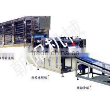 Automatic cube cream candy production