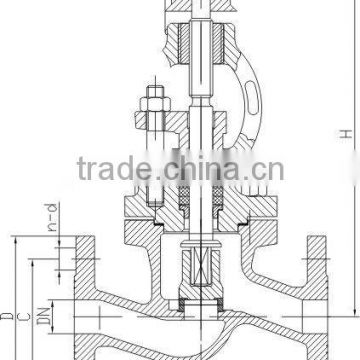 Marine over board screw down non return valve