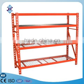 industrial metal long span easy assemble medium duty shelf