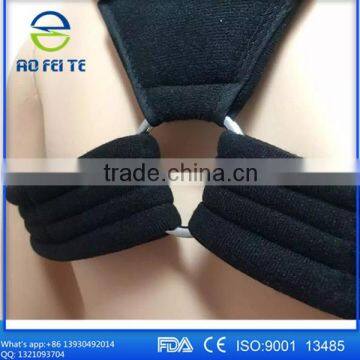 High elastic straps both shoulder and upper back support unisex underwear posture correction belt