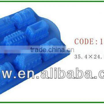 train shaped mould silicone cake baking mould silicone mould