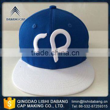 Professionally cap manufacturer custom fabrics cotton flat brim embroidery caps