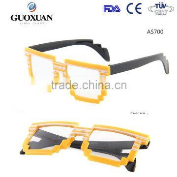 Printing Logo Customization Party Glasses Colourful Pixel Sunglasses