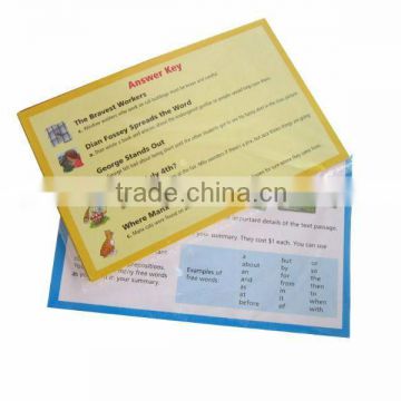 Huaxin paper card printing for children literate learning