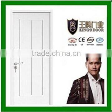 White color economical simple design wooden door for rooms