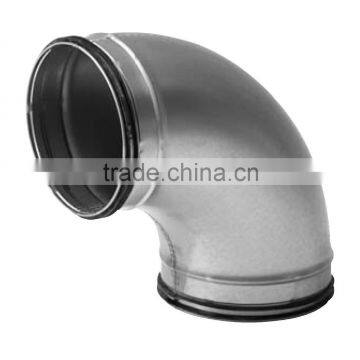 90 galvanized pressed bend/venlitation elbow/HVAV system