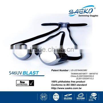 Blast Mirror - FINA approved Mirrored Lens Racing Competition Swimming Goggles