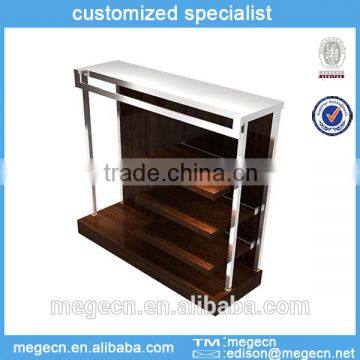 Metal Exhibition Garment Horizontal Bar Display Shelf photo-5