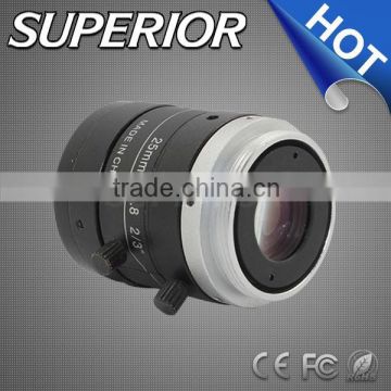 focal length f1.8 optical lens 25mm c mount lens 5megapixel fast delivery cctv industrial camera lens