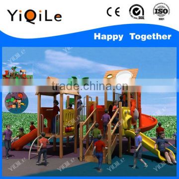 Unique New style Children wooden slide for outdoor playground