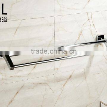 New design Zinc alloy Chrome plated Wall-mounted Bathroom accessories Double towel rails-20625