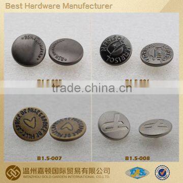 press Snap Button Cap, Alloy-made for Apparel, various designs customized