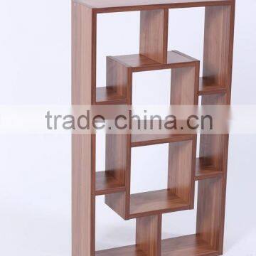 high quality wood modern hanging wall shelf