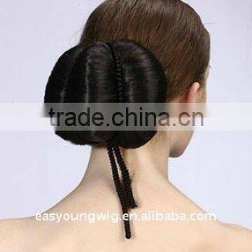 Synthetic Chignon hair piece, hair bun fake accessories