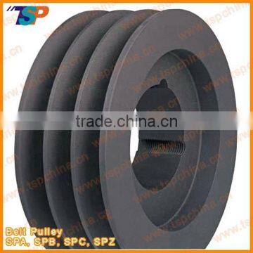 Cast Ductile Iron Taper lock bushing pulley,V- grooved Belt Pulley (SPA, SPB, SPC, SPZ)