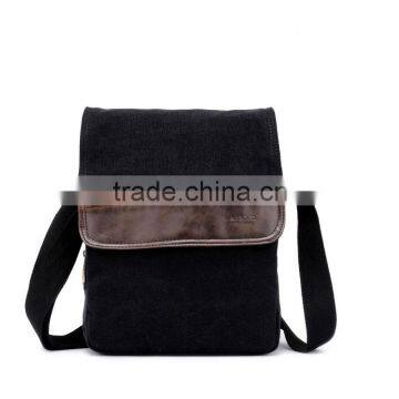 New Arrival Canvas Shoulder Bag with Leather Corss Body Bag Messenger Bag for Unisex