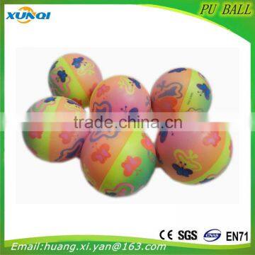 Butterfly PU Foam Ball High Quality Children Toy Balls Soft Anti Stress Ball photo-4