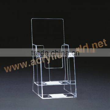 fashionable acrylic multitier brochure holder