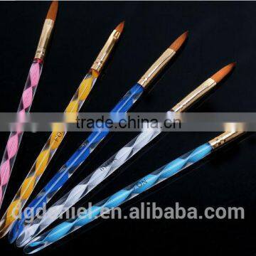 2016 High Quality Acrylic Nail Brush With Synthetic Hair For Hand Beauty