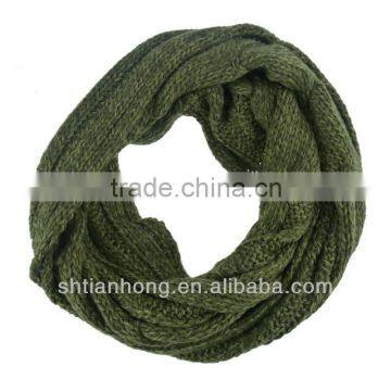 winter fashion knitted infinity scarf