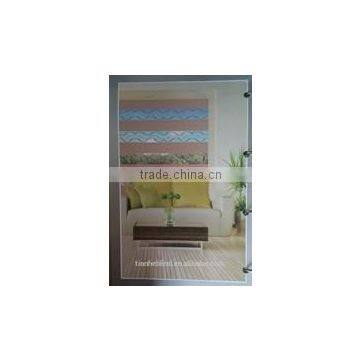 jacquard office window curtains valance, riband translucent zebra blinds