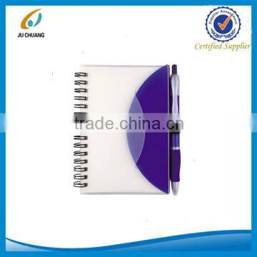 Custom logo promotion pocket notebook with pen holder