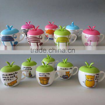 400ml 14oz Fine Porcelain Bone China Creative Elegant Fashion Coffee Tea Water Drinking Mugs photo-4