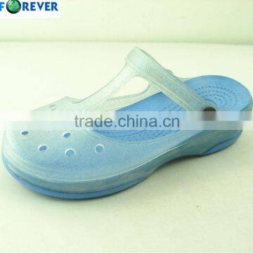 Pretty lady comfortable pvc sole shoes ,injection shoes