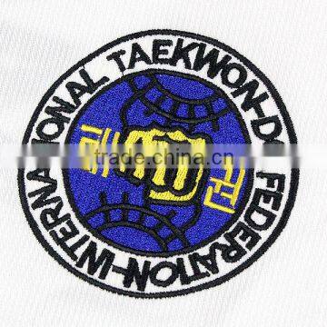White Itf Taekwondo Embroidery Uniform photo-4