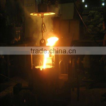 tilting type melting crucible furnace