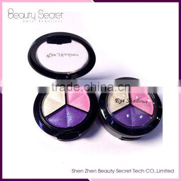 Fashionable and Romantic 3 color Eyeshadow for Makeup Beauty