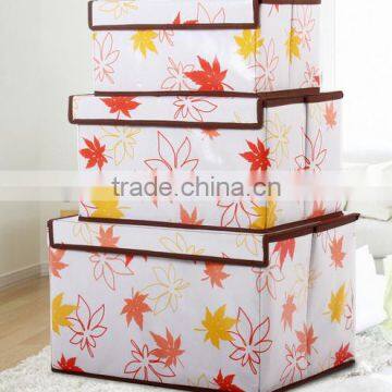 Eco-Friendly Foldable Clothes Sundries Storage Case Container Box With Lids photo-2