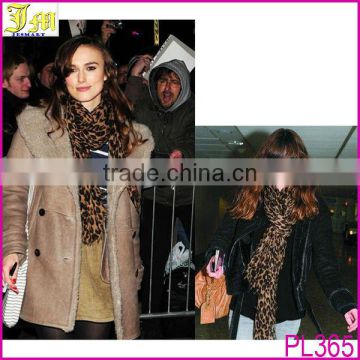 Fashion Women Ladies Brown Leopard Print Soft Long Stole Scarf Shawl Pashmina Wholesale